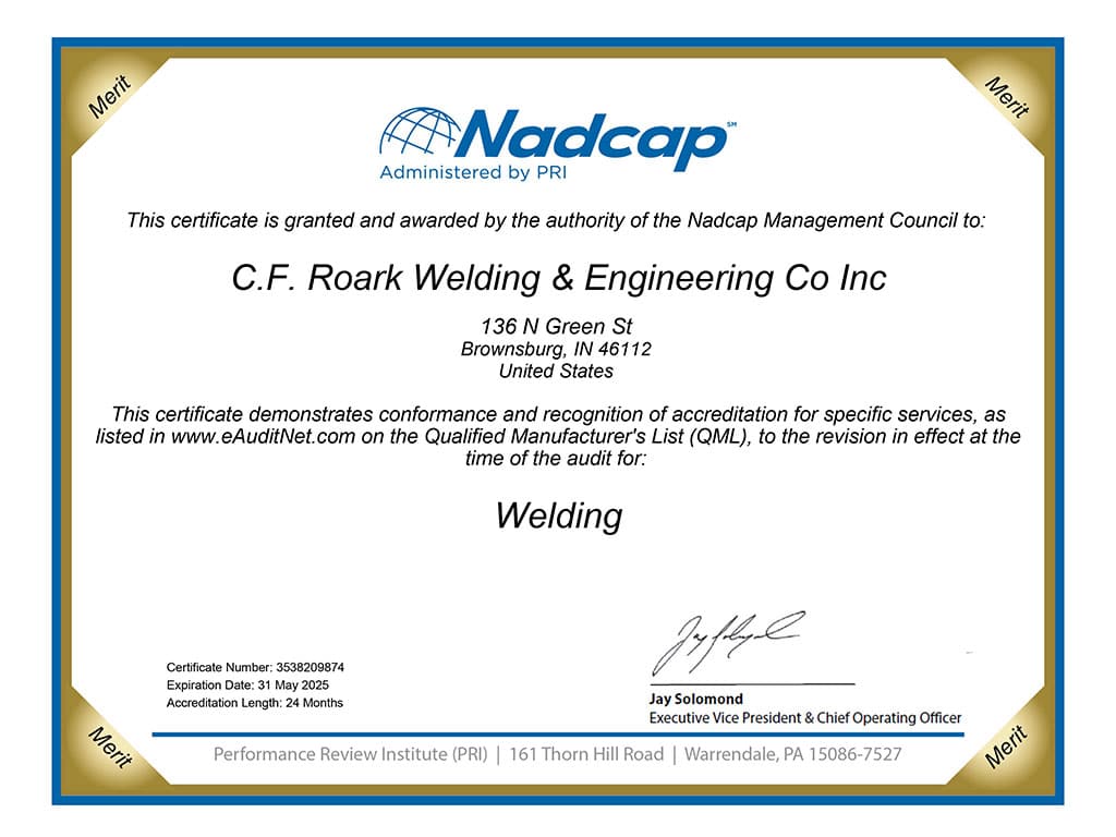 Welding Certificate